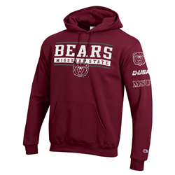 Champion Bears Missouri State Bear Head C USA Maroon Hoodie