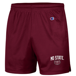 Champion Mo State Bear Head Men's Maroon 5" Shorts