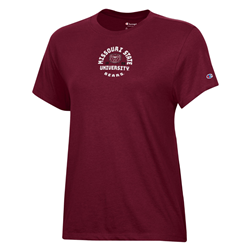 Champion Missouri State 1905 Bear Head University Bears Ladies Maroon Tee