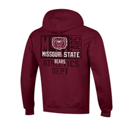 Champion Missouri State Bear Head Bears Maroon Hoodie