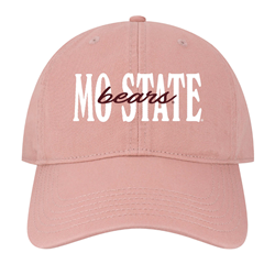 Legacy bears over MO STATE Ladies Pink Cap