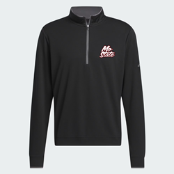 Adidas Mo State Men's Black Pull-Over Quarter Zip