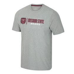 Colosseum Bear Head Missouri State Bears Men's Gray Tee