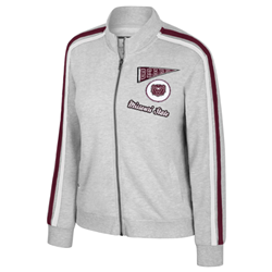 Colosseum Missouri State Patches Ladies Gray Track Jacket