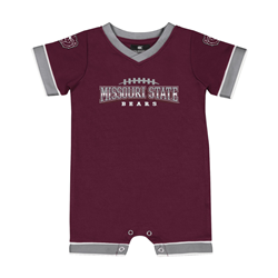 Colosseum Football Missouri State Bears Maroon Romper Onesie