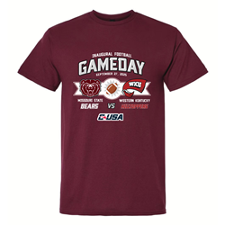 Original BearWear Football Inaugural CUSA Game Maroon Tee