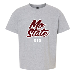 Original Bearwear Mo State Sis Youth Ash Short Sleeve Tee