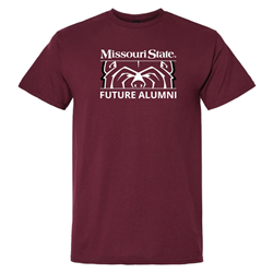 Original BearWear Missouri State Bear Eyes Future Alumni Youth Maroon Tee