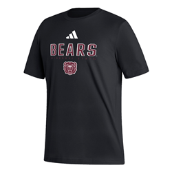 Adidas Bears Missouri State Bear Head Black Tee