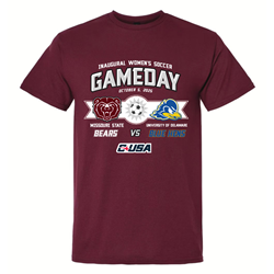 Original BearWear Women's Soccer Inaugural CUSA Game Maroon Tee