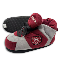 Comfy Feet Mo State Maroon Slippers