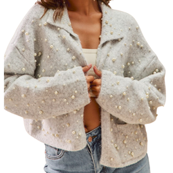 Pearl Embellished Cardigan