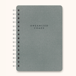 Studio Oh! Organized Chaos Gray Notebook