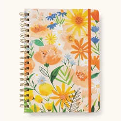 Studio Oh! Bold Blossoms Undated Tri-Tab Planner