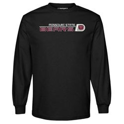 CI Sport Missouri State Bears Long Sleeve Black Tee