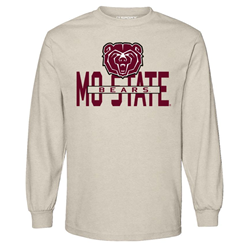 CI Sport Bear Head Mo State Bears Tan Long Sleeve Tee