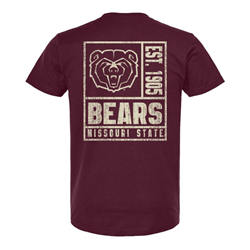 CI Sport Bears Missouri State Maroon Tee