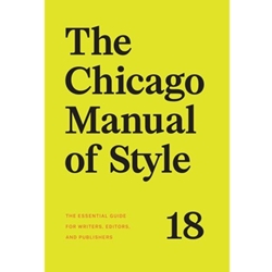 CHICAGO MANUAL OF STYLE