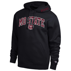Champion Mo State Bear Head Black Hoodie