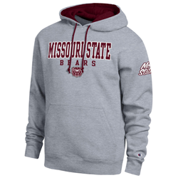 Champion Missouri State Bears Bear Head Gray Hoodie