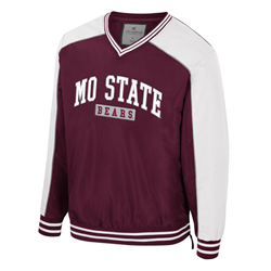 Colosseum Mo State Bears Bear Head Men's Maroon Windbreaker