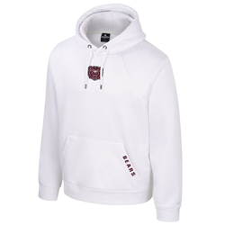 Colosseum Bear Head Mo State White Hoodie