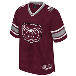 Colosseum Bear Head Mo State Bears Men's Maroon Football Jersey