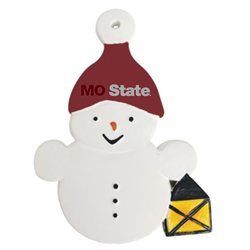 Spirit Products Mo State Snowman Tree Ornament