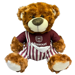 Mascot Factory Gameday Bibs Brown Teddy Bear