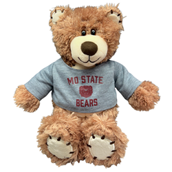 Mascot Factory Mo State Bears Stitched Brown Teddy Bear