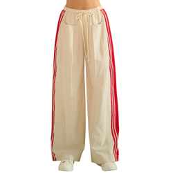 Sport Striped Wide Legged Pants