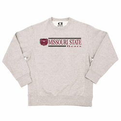 CI Sport Bear Head Missouri State Bears Oat Crewneck