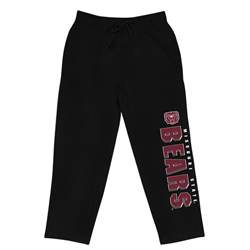 CI Sport Bear Head Missouri State Bears Black Sweatpants