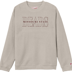 League Bears Missouri State Ladies Stone Crewneck