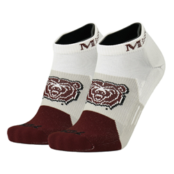 TCK Bear Head Missouri State Multi Colored Ankle Socks