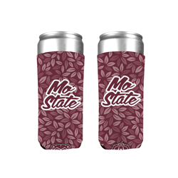 Jardine Mo State Flower Maroon Slim Can Cooler