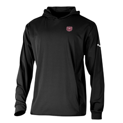 Columbia Bear Head Men's Black Long Sleeve Hoodie