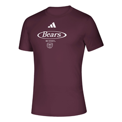 Adidas Bears Mo State Bear Head Maroon Tee