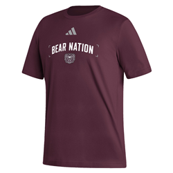 Adidas Bear Nation Bear Head Maroon Tee