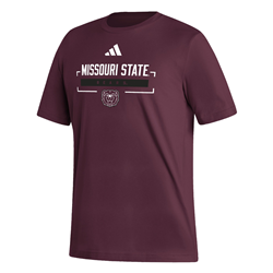 Adidas Missouri State Bears Bear Head Maroon Tee