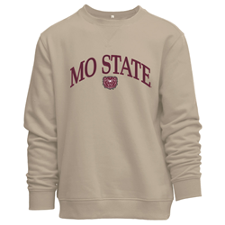 Camp David Mo State Bear Head Oat Ladies Crewneck