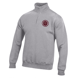 Gear Missouri State Bear Head University Gray Quarter-Zip Pullover