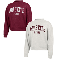 Champion Mo State Bears Ladies Mock Neck Crewneck