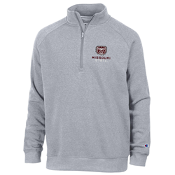 Champion Bear Head Missouri State Gray Quarter-Zip