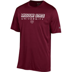 Champion Missouri State University Bear Head Men's Maroon Athletic Tee