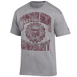 Champion Missouri State University Seal Gray Short Sleeve Tee