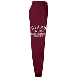 Champion Bear Head Bears Est. 1905 Missouri State University Springfield, Mo Sweatpants