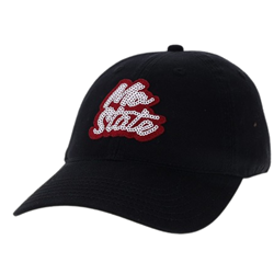 Legacy Mo State Sequin Ladies Black Cap