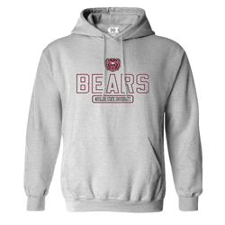 CI Sport Bear Head Bears Missouri State University Gray Hoodie
