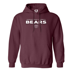 CI Sport Missouri State University Bears Bear Head Maroon Hoodie